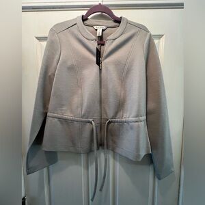 New with tags from White House Black market size 10 jacket- Gray